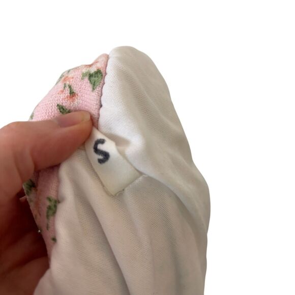 Pinkblush Pink Floral Off the Shoulder Midi Dress Women’s Maternity Small - Picture 5 of 7